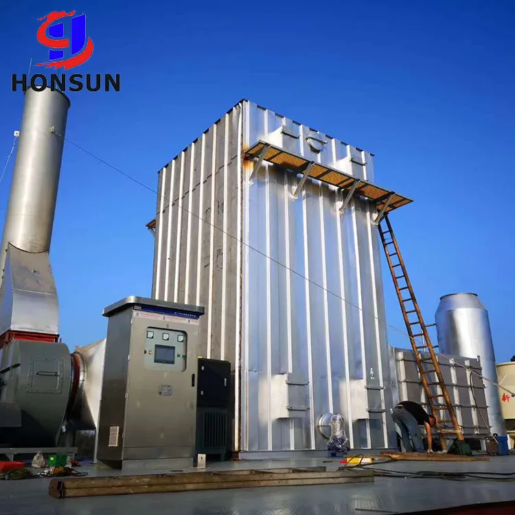 Equipo de tratamiento de gas residual de la máquina del stenter